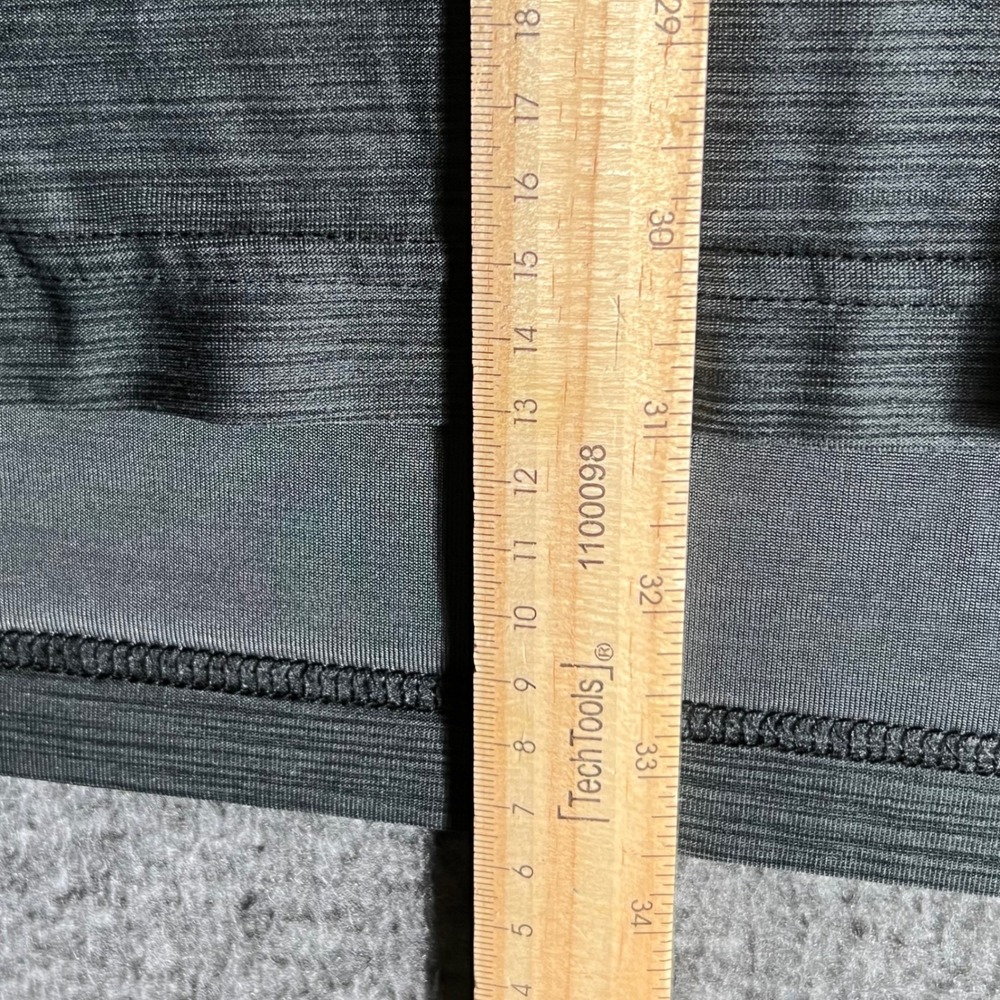 Nike Dri Fit Mens 4XL Gray Striped Quarter Zip Long Sleeve Pullover Shirt - Picture 7 of 10